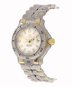 Tag Heuer 6000 Womens White Dial 18k/Steel Watch  