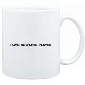  Mug White  Lawn Bowling Player SIMPLE / BASIC  Sports 