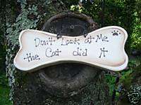 FUNNY COUNTRY WOOD RUSTIC PRIMITIVE DOG SIGN PLAQUE  