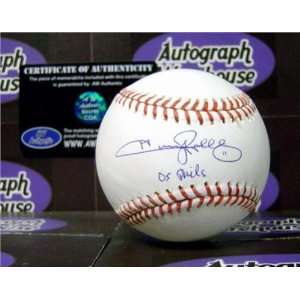  Jimmy Rollins Autographed/Hand Signed Baseball with phillies 