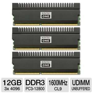  12GB(3x4GB) UDIMM Kit 2Rx8 1.5V with HS 12 Triple Channel Kit DDR3 