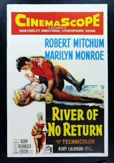 RIVER OF NO RETURN * MARILYN MONROE MOVIE POSTER 1954  