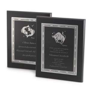  Personalized Zodiac Plaques Gift: Home & Kitchen