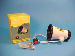 VINTAGE BICYCLE HORN SUPER SIREN B/O BOXED TAIWAN 70s  