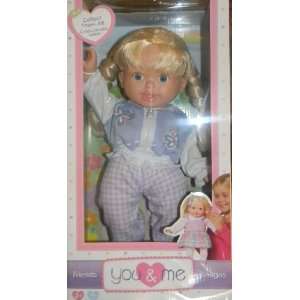  You & Me Friends 14 inch Doll   Blonde Hair with Braids 