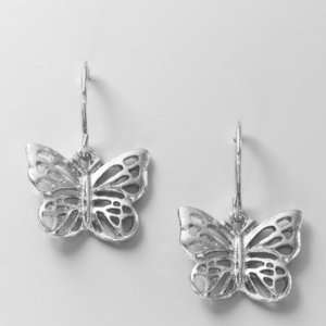  RELIC Silver Butterfly Earrings Jewelry