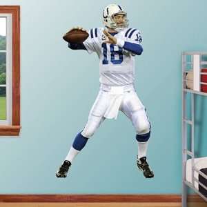  Peyton Manning   Away Indianapolis Colts NFL Fathead REAL 
