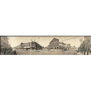   Panoramic Reprint of Ottawa, Kans., 2nd and Main Sts.: Home & Kitchen