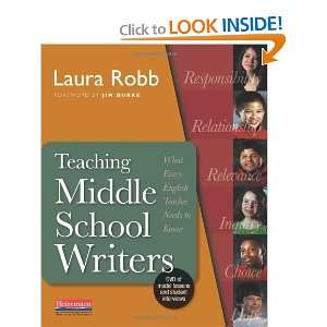  Teaching Middle School Writers: What Every English Teacher 