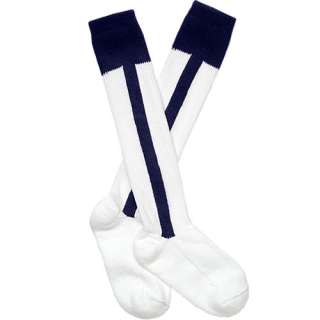 Twin City Baseball Medium Ribbon Stirrup Socks Navy NEW  
