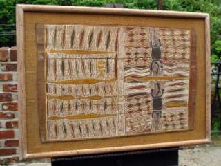 Old Aboriginal Bark Painting Arnhem Land Milingimbi Dorothy Bennett 