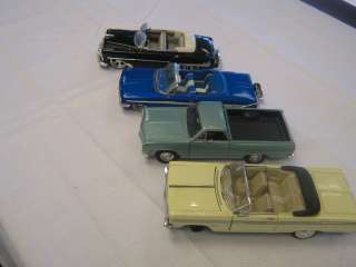 Lot Of (4) Chevrolet 125 Scale Die Cast replica Model Cars. *15 