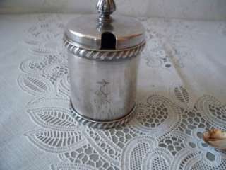   /Soldered Silver United States Navy Silver Plate Condiment  