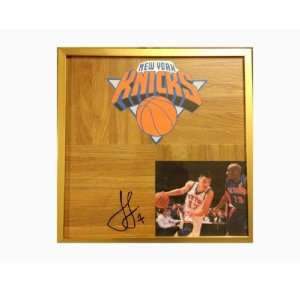 : New York Knicks JEREMY LIN Signed Autographed Framed NBA Basketball 