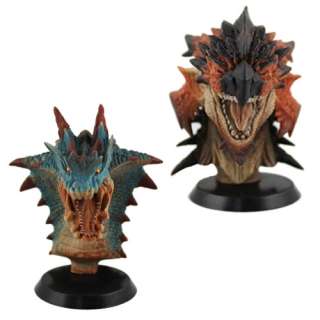 2x Monster Hunter Rathalos Rioreus Dragon PVC Figure Set  