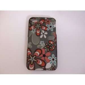 iPhone 4G Colorful Flowers Grey Hard Case Protector Cover New