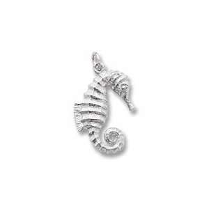  Seahorse Charm in Sterling Silver Jewelry
