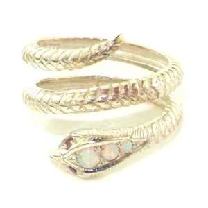   Detailed Snake Ring   Size 8   Finger Sizes 5 to 12 Available Jewelry