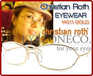 EyezoneCo] CHRISTIAN ROTH Titanium Eyeglass Frames GP  