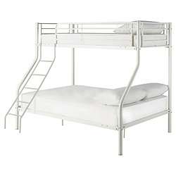 Buy Mika Trio Bunk Bed Frame, Vanilla from our Beds range   Tesco