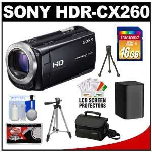 Sony Handycam HDR CX260V 16GB 1080p HD Video Camera Camcorder (Black 
