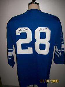YALE LARY AUTO M&N BLUE DETROIT LIONS THROWBACK JERSEY  