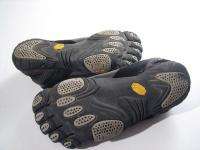 Five Fingers Vibram Barefoot Shoes Black / Gray Womens US 5 UK 3 EUR 