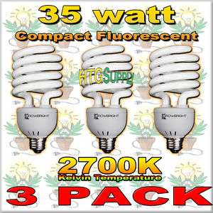 35 watt CF Grow Light Compact Floro CFL 35w BLOOM RED  