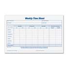SPR Product By Tops Business Forms   Weekly Time Sheets 8 1/2x5 1/2 