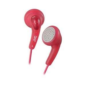  JVC IN EAR GUMMY   RED (Headphones / In Ear / Earbud 