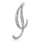 BERRICLE Silver Toned Initial Letter Brooch Pin   I   Jewelry Gift for 