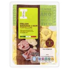 Tesco Italian Sausage And Ham Tortelloni 300G   Groceries   Tesco 