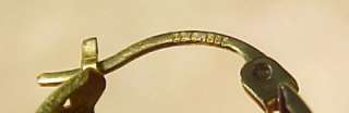 14K Solid Gold Hoop Earrings ~ In excellent used condition; no 