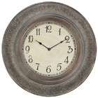 Cooper Classics Wall Clock with Glass Face in Aged Copper Finish