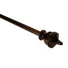 BCL Drapery Hardware Urn Curtain Rod in Antique Bronze   Size: 86 