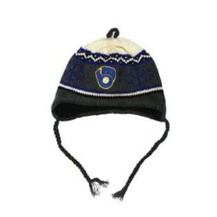 Forty Seven Brand Milwaukee Brewers Charcoal Crowley Knit Peruvian Hat 