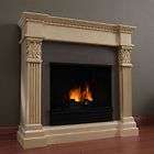real flame gabrielle antique white gel fuel fireplace scra tch