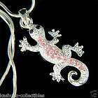   Pink REPTILE ~Lizard~~ iguana Gecko exotic pets Pendant Necklace New