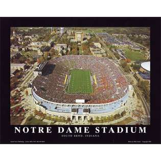 None Notre Dame Stadium   South Bend, Indiana   Poster by Mike 