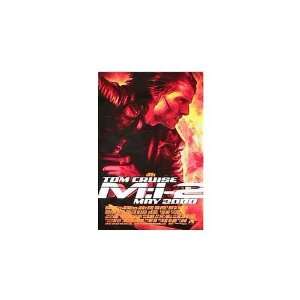  Mission Impossible II Original Movie Poster, 26.75 x 39 