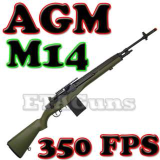   Airsoft AEG M14 Metal Gear Box Sniper Rifle Automatic Electric Gun