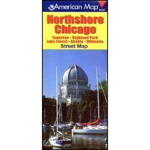    American Map 690685 Northshore Chicago Street Map