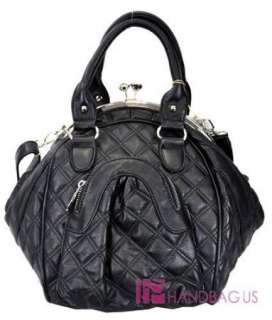   Inspired 2 Way Oversized Clutch Handbag Shoulder Purse Bag Black
