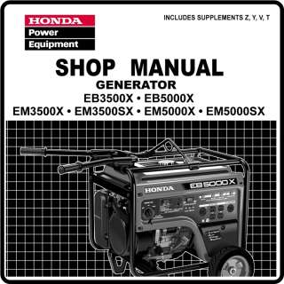 Honda em5000 generator owners manual #6