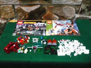 LEGO BATMAN AND CASTLE INSTRUCTION BOOKS PIECES AND FIGURES EXC 