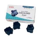 xerox color printer supplies 3pk cyan solid ink sticks for