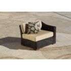 RST Outdoor Resort Collection™ Left Sofa End in Espresso Rattan