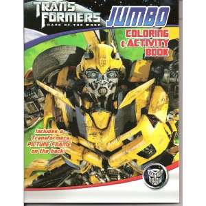  Transformers Dark of the Moon Bumblebee Jumbo Coloring and 