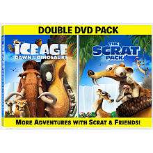 Ice Age 3: Dawn of the Dinosaurs DVD plus BONUS The Scrat Pack DVD 