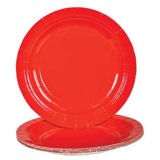 Designed 2B Sweet Red Dessert Paper Plates (25 pc) 
